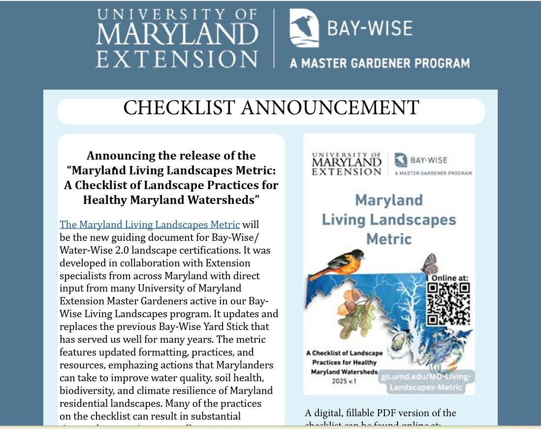 June 2025 BW Newsletter screenshot