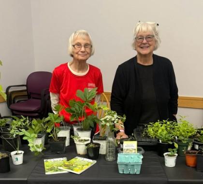Two Master Gardeners with Plants