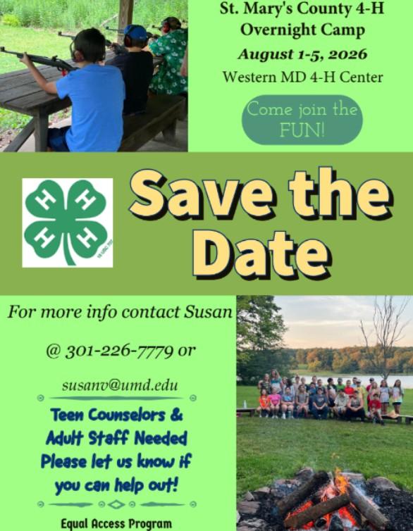 St. Mary's County Overnight Camp