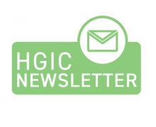 Green mail icon for for HGIC Newlsetter