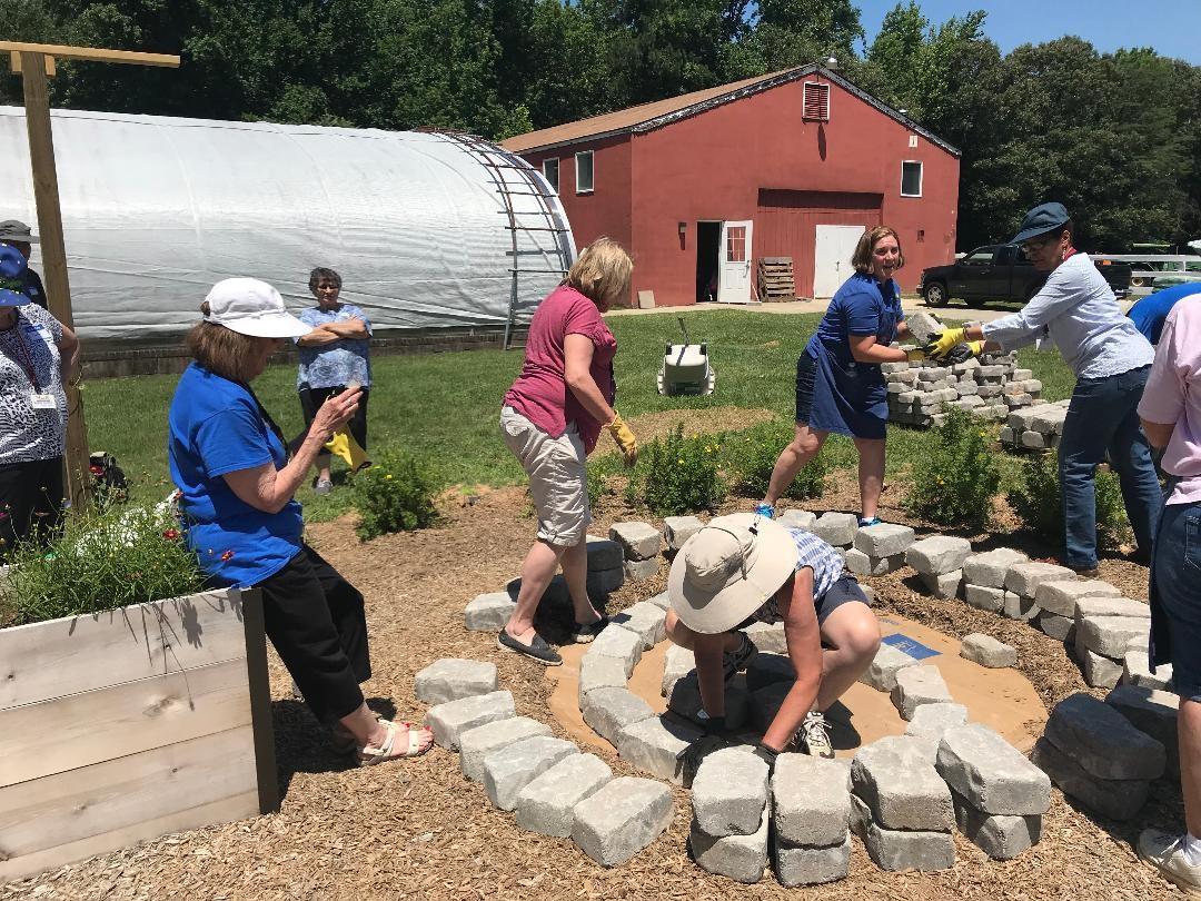 Working in Melwood Garden
