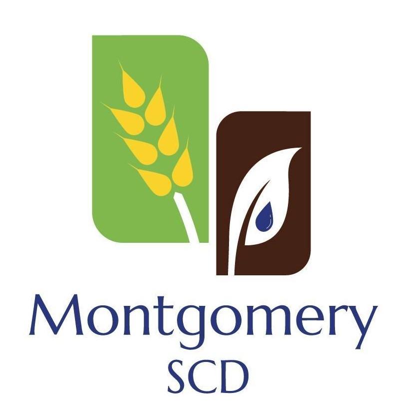 Decorative Logo of Montgomery Soil Conservation District  