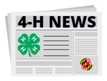 Clipart of 4H newspaper