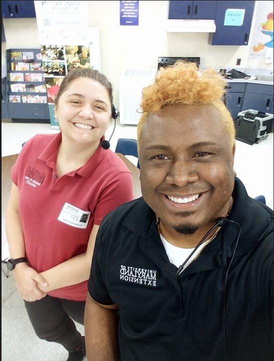 Dr. Troy Anthony Anderson and his smiling colleague