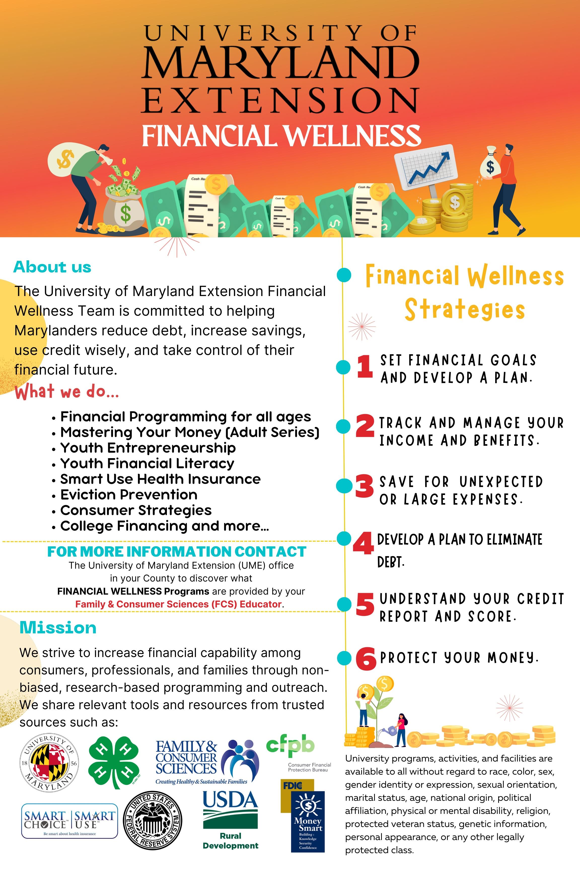 Financial Wellness Team Poster