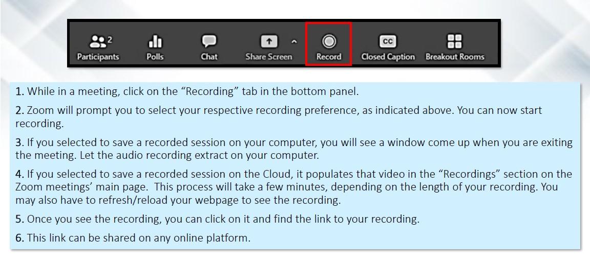 Visual Guide for Using Zoom for Community Education Program (EM-9 ...