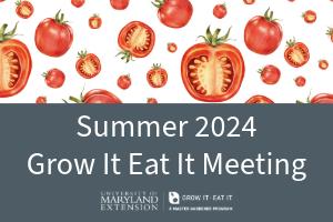 summer grow it eat it meeting advertising graphic