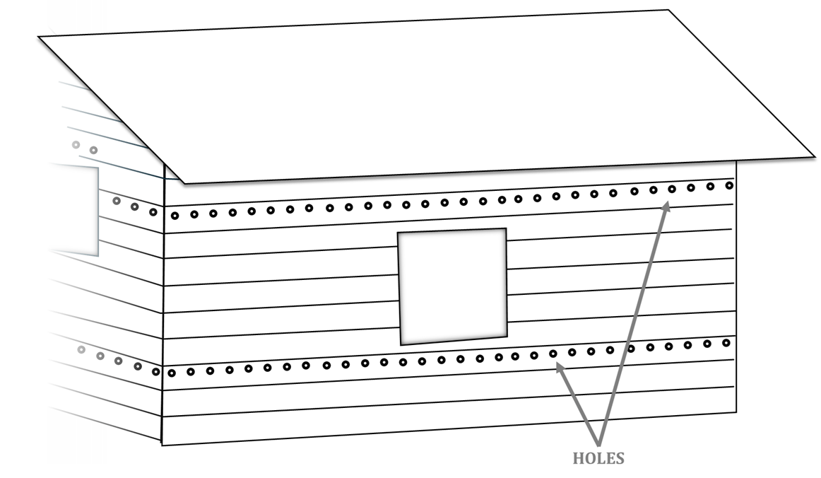 Drilling and Plugging Fill Holes for Wall Insulation