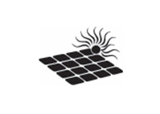 Solar Panel with Sun icon