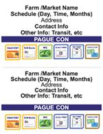 A local food poster icon Spanish version 