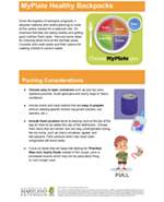 MyPlate healthy backpacks