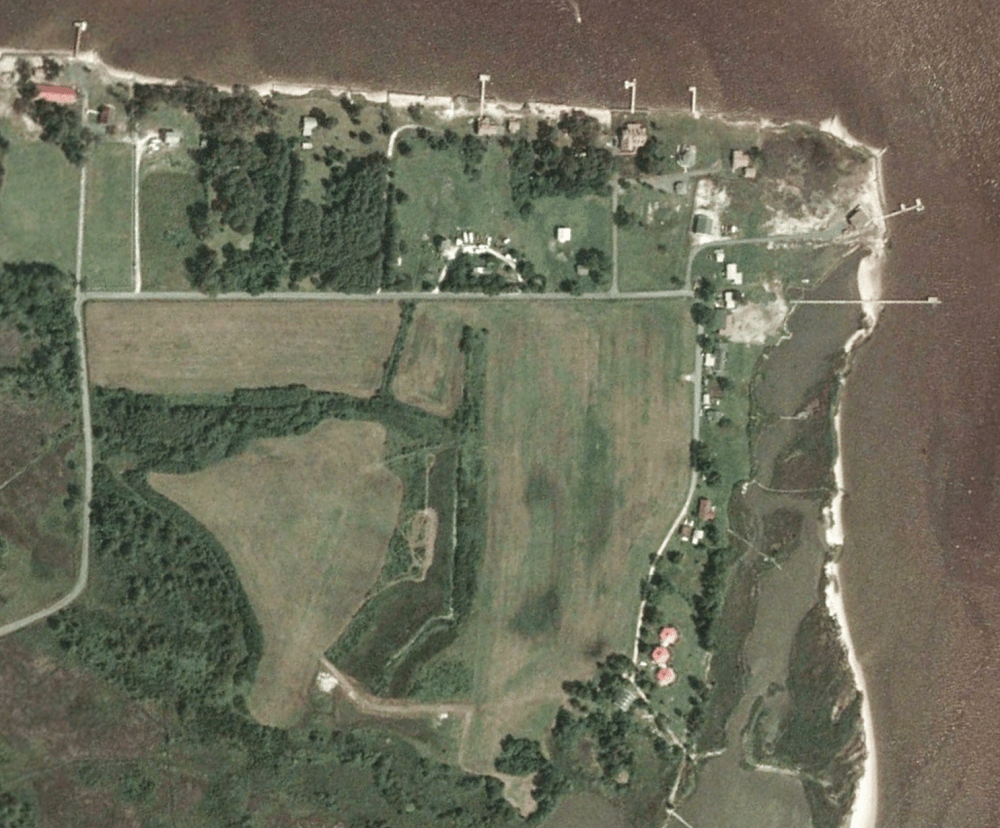 historical aerial imagery over agricultural fields 2005