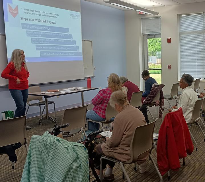Dorothy Nuckols teaches a session