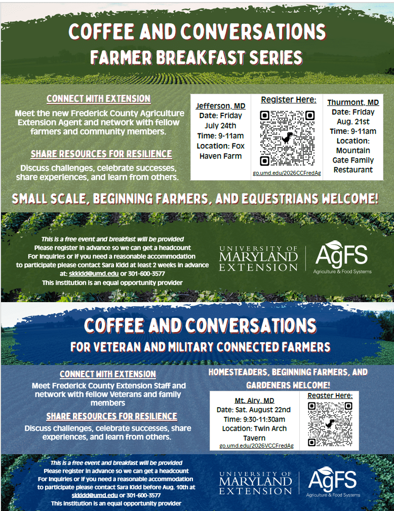 Coffee and Conversations Breakfast flyer