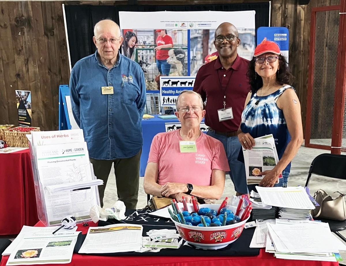 Master Gardeners tabling at an event